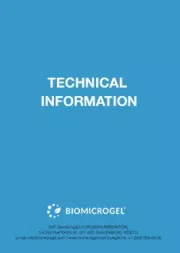 Instructions for the use of Biomicrogel® Sorbent BMG-P1 